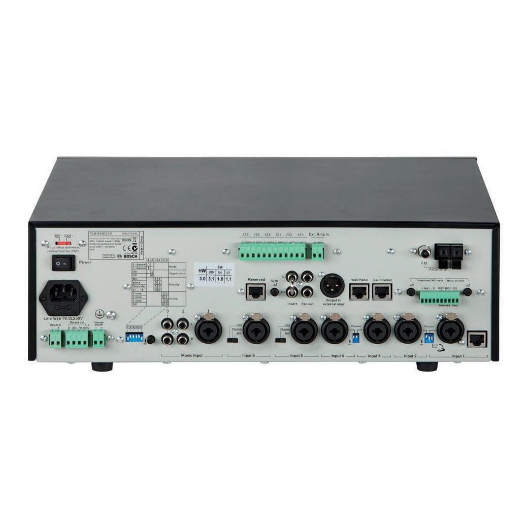 Bosch Six - Zone 240W Mixer Amplifier - BG AudioVisual