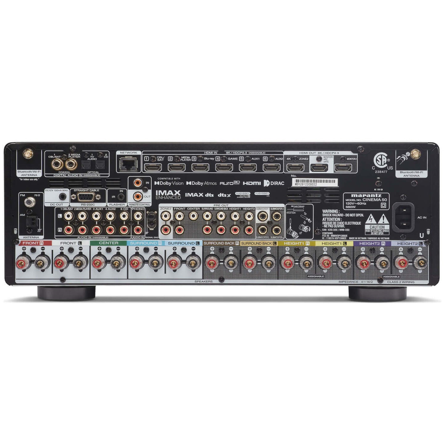 Marantz CINEMA 50 Home Theatre AVR AV Receiver - BG AudioVisual