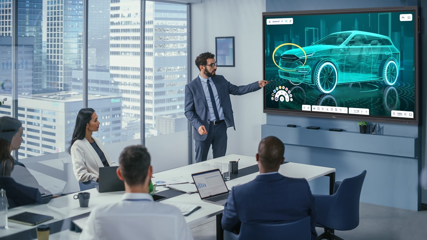 Optoma 5653RK 65 Inch Interactive Display - BG AudioVisual