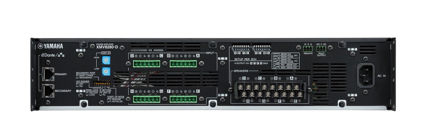 Yamaha XMV4280 Multi - Channel Power Amplifier - BG AudioVisual