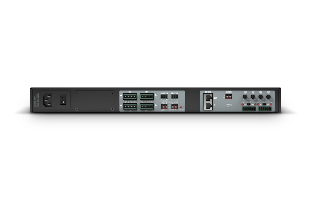 LD Systems 4 Channel Amplifier - BG AudioVisual