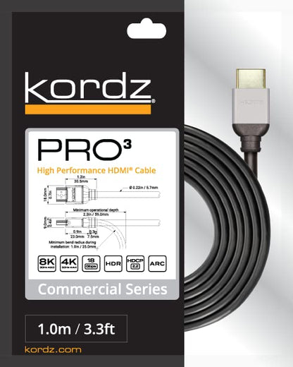 Kordz Pro3 HDMI 4K60 Cable