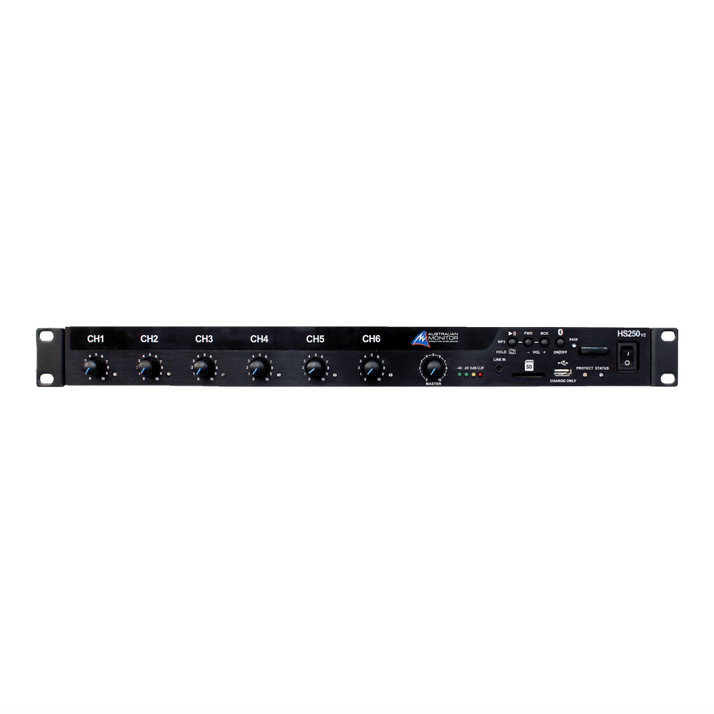 Australian Monitor HS250v2: 250W Class-D Mixer Amplifier