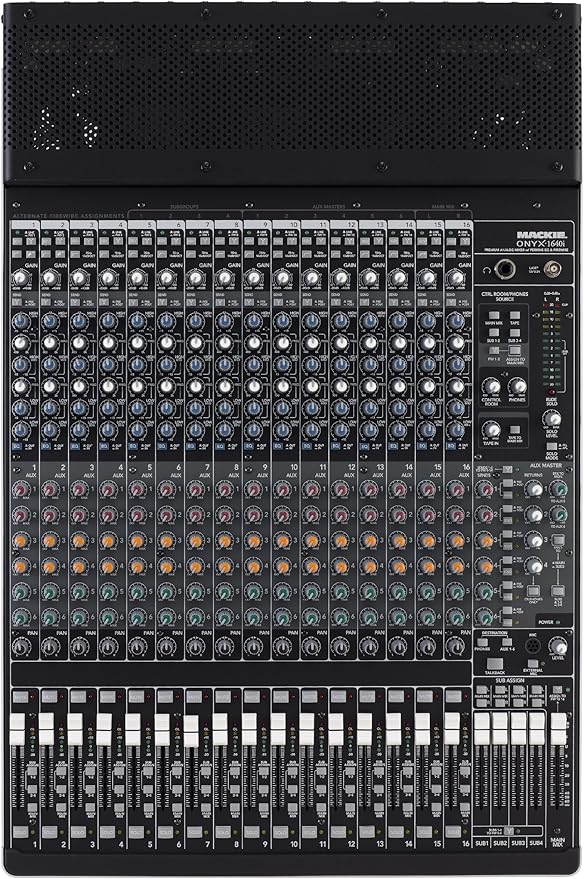 Mackie Onyx 1640i: 16-Channel Premium Analog Mixer with FireWire - EX DEMO