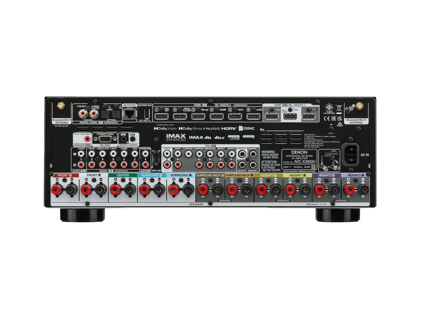 Denon AVC-X3900H: 9.4-Channel 8K Home Theatre AV Amplifier