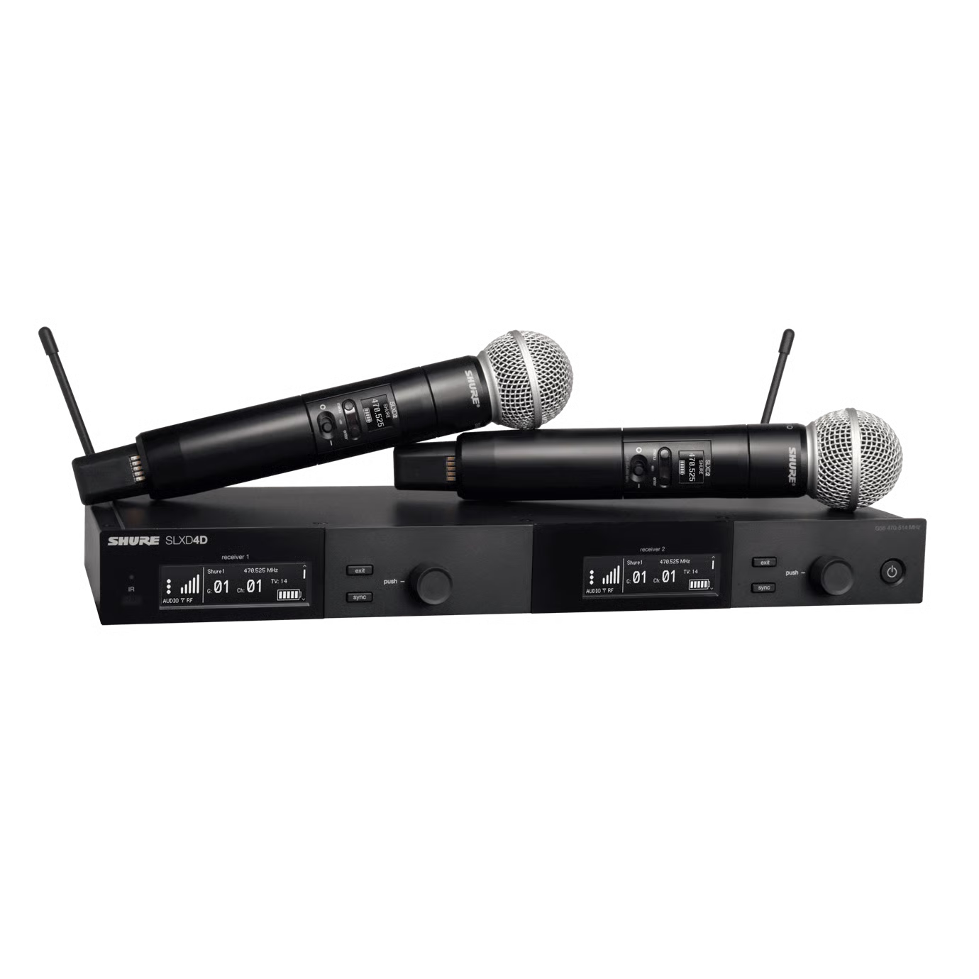 Shure SLXD24D/SM58 Dual Digital Wireless Microphone System