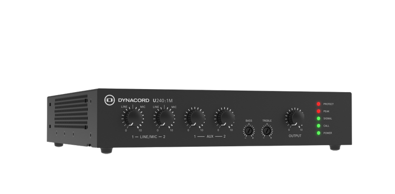 Dynacord U240:1M: Compact Single-Channel 240W Mixer Amplifier
