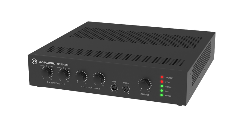 Dynacord U240:1M: Compact Single-Channel 240W Mixer Amplifier