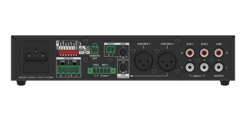Dynacord U240:1M: Compact Single-Channel 240W Mixer Amplifier