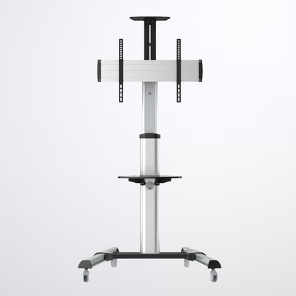 Q-Tee QTV04-46TW: Multi-Functional Aluminium Mobile TV Cart