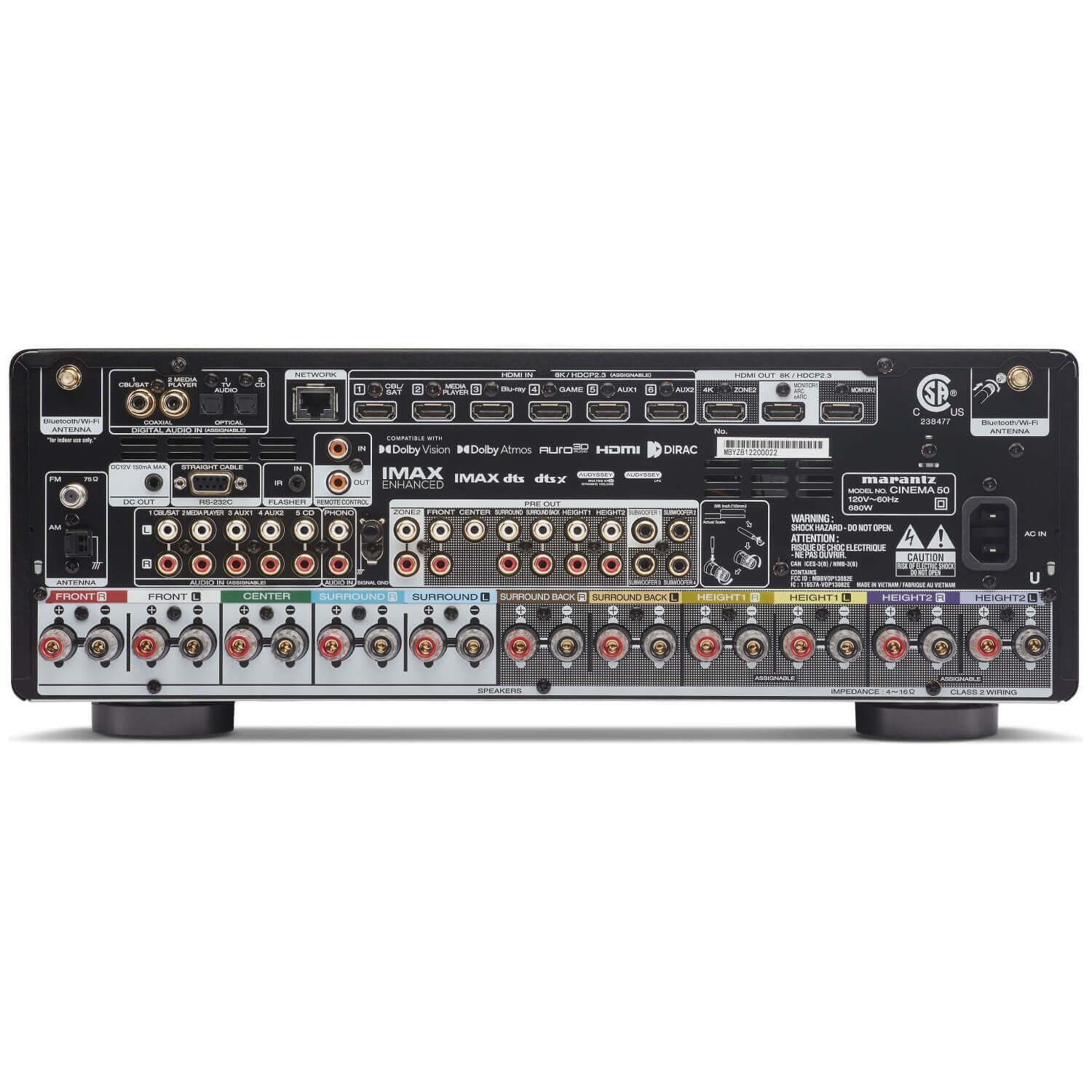 Marantz CINEMA 50 Home Theatre AVR AV Receiver - BG AudioVisual