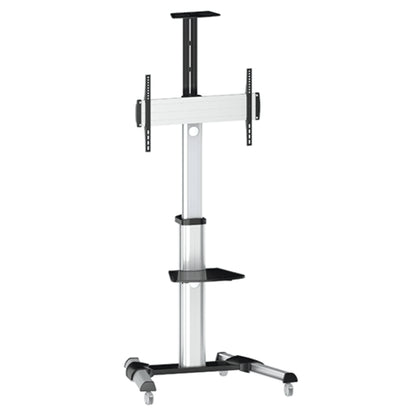 Q-Tee QTV04-46TW: Multi-Functional Aluminium Mobile TV Cart