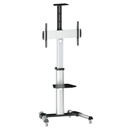 Q-Tee QTV04-46TW: Multi-Functional Aluminium Mobile TV Cart